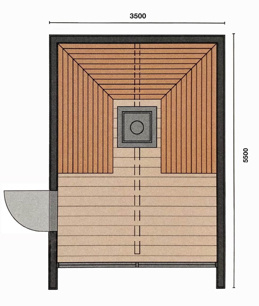 Lux Sauna Modern L