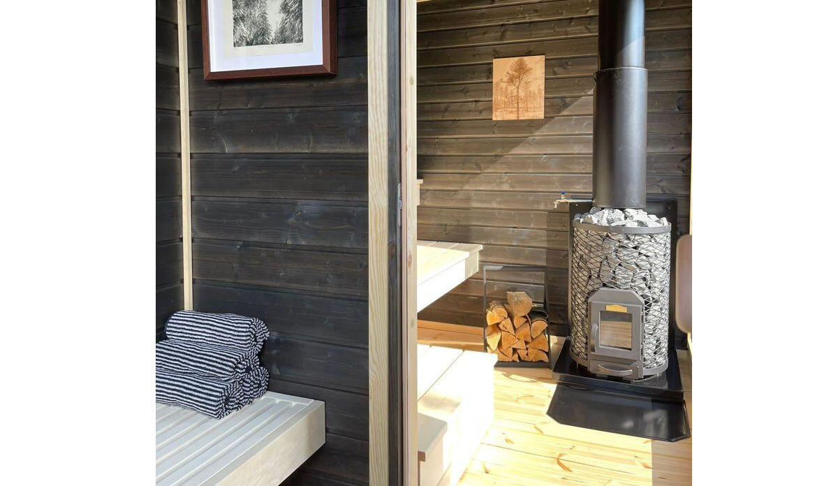 Moderni M saunan sisäkuva ja sisustussuunnittelu Moderni M saunan sisäkuva ja sisustussuunnittelu