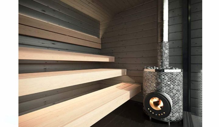 Moderni sauna S sisustus