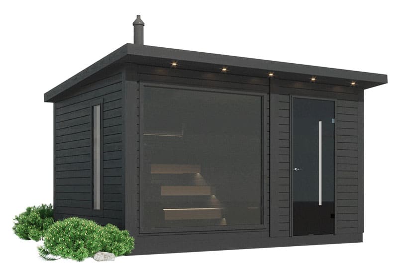 Musta pihasauna panorama plus Musta pihasauna panorama